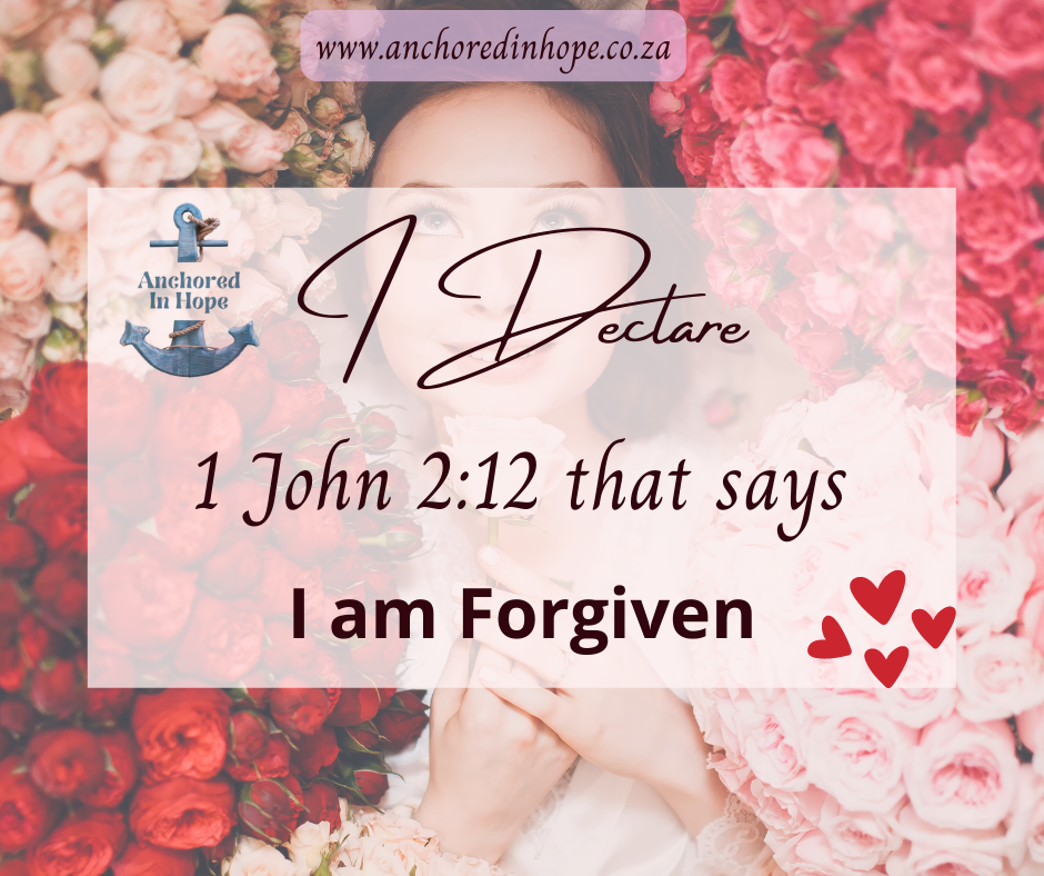 Declare That you are forgiven