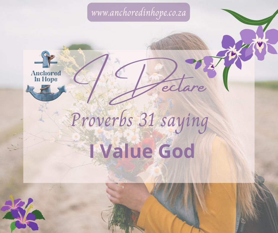 I Declare I Am Valuable