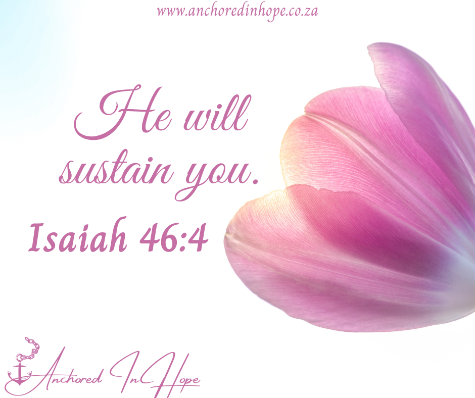 He will sustain you