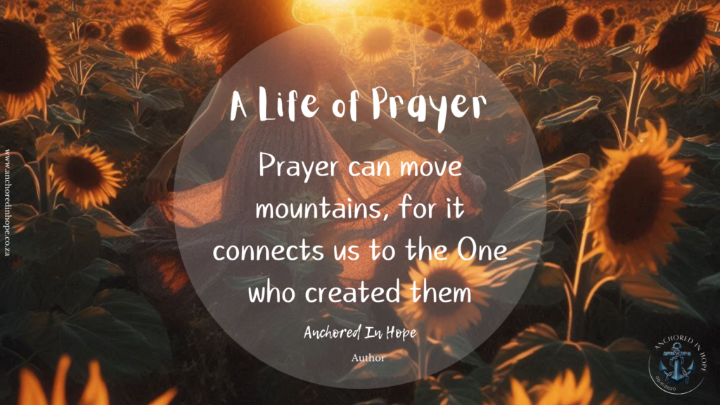 a life of prayer